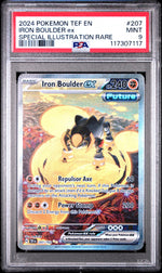 2024 Pokemon Scarlet and Violet Temporal Forces Special Illustration Rare Iron Boulder Ex #207 PSA 9