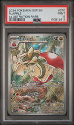 2024 Pokemon Scarlet and Violet Surging Sparks Illustration Rare Flapple #210 PSA 9
