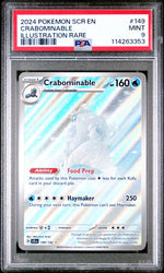 2024 Pokemon Scarlet and Violet Stellar Crown Illustration Rare Crabominable #149 PSA 9