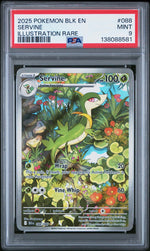 2025 Pokemon Black Bolt Illustration Rare Servine #088 PSA 9