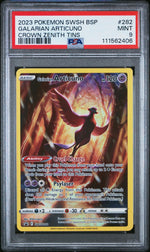 2023 Pokemon Sword and Shield Black Star Promo Crown Zenith Tins Galarian Articuno #282 PSA 9