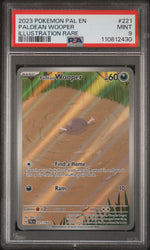 2023 Pokemon Scarlet and Violet Paldea Evolved Illustration Rare Paldean Wooper #221 PSA 9
