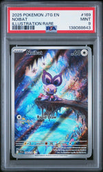 2025 Pokemon Scarlet and Violet Journey Together Illustration Rare Noibat #169 PSA 9
