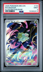 2025 Pokemon Mega Evolution Promo Illustration Rare Bulbasaur #133 PSA 9