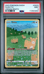 2023 Pokemon Sword and Shield Crown Zenith Galarian Gallery Ditto #GG22 PSA 9