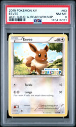 2015 Ancient Origins English Build-A-Bear Workshop Eevee #63 PSA 8