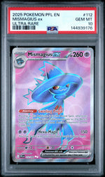 2025 Pokemon Scarlet and Violet Phantasmal Flames Ultra Rare Mismagius Ex #112 PSA 10