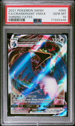 2021 Pokemon Sword and Shield Shining Fates Cramorant Vmax #55 PSA 10