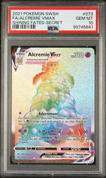 2021 Pokemon Sword and Shield Shining Fates Secret Rare Alcremie Vmax #073 PSA 10