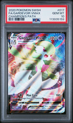 2020 Pokemon Sword and Shield Champion's Path Gardevoir Vmax #17 PSA 10