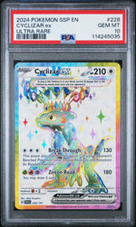 2024 Pokemon Scarlet and Violet Surging Sparks Ultra Rare Holo Cyclizar Ex #228 PSA 10