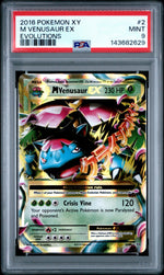 2016 Pokemon XY Evolutions M Venusaur Ex #2 PSA 9