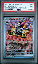 2023 Pokemon Scarlet and Violet Obsidian Flames Special Illustration Rare Revavroom Ex #224 PSA 9