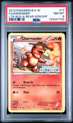 2013 Pokemon Black and White Legendary Treasures Promos Build-A-Bear Workshop Charmander #17 PSA 8