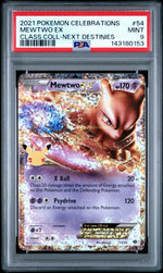 2021 Pokemon Celebrations Classic Collection Next Destinies Mewtwo Ex #54 PSA 9