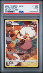 2022 Pokemon Sword and Shield Silver Tempest Trainer Gallery Rockruff #TG07 PSA 9