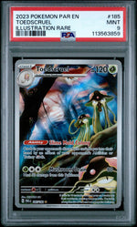 2023 Pokemon Scarlet and Violet Paradox Rift Illustration Rare Toedscruel #185 PSA 9