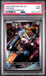 2023 Pokemon Scarlet and Violet Obsidian Flames Illustration Rare Varoom #206 PSA 9