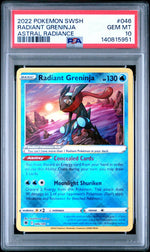 2022 Pokemon Sword and Shield Astral Radiance Radiant Greninja #46 PSA 10