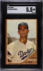 1962 Topps #5 Sandy Koufax SGC 5.5
