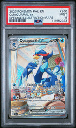 2023 Pokemon Scarlet and Violet Paldea Evolved Special Illustration Rare Quaquaval Ex #260 PSA 9