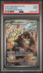 2023 Pokemon Paldea Evolved Illustration Rare Dudunsparce #229 PSA 9