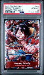 2023 One Piece Promo Winner Pack Volume 5 Monkey D. Luffy #ST01-012 PSA 10