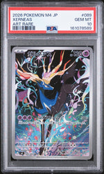 2026 Pokemon Mega Ninja Spinner Japanese Art Rare Xerneas #089 PSA 10