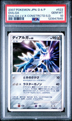 2007 Pokemon Japanese Diamond & Pearl Dialga Lv.X Constructed Standard Deck Dialga #522 PSA 10