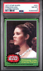 1977 Star Wars Princess Leia #221 PSA 8