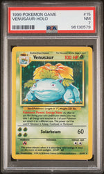 1999 Pokemon Base Set Holo Venusaur #15 PSA 7