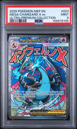 2025 Pokemon Black Star Promo Ultra Premium Collection Mega Charizard X Ex #023 PSA 9
