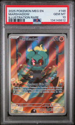 2025 Pokemon Mega Evolution Illustration Rare Marshadow #146 PSA 10