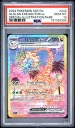 2024 Pokemon Scarlet and Violet Surging Sparks Special Illustration Rare Alolan Exeggutor Ex #242 PSA 10