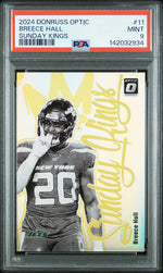 2024 Panini Donruss Optic Sunday Kings Breece Hall #11 PSA 9