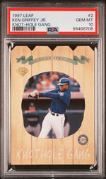 1997 Leaf Knot-Hole Gang Ken Griffey Jr. #2 PSA 10