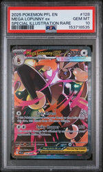 2025 Pokemon Mega Evolution Phantasmal Flames Special Illustration Rare Mega Lopunny Ex #128 PSA 10