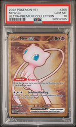 2023 Pokemon Scarlet and Violet 151 Ultra Premium Collection Mew Ex #205 PSA 10