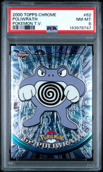 2000 Pokemon Chrome Poliwrath #62 PSA 8