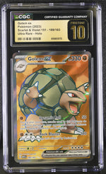 2023 Scarlet & Violet 151 #189/165 Golem ex Ultra Rare - Holo CGC 10