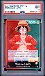 2022 One Piece Romance Dawn Leader Monkey D. Luffy #OP01003 PSA 9