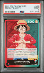 2022 One Piece Romance Dawn Leader Monkey D. Luffy #OP01003 PSA 9