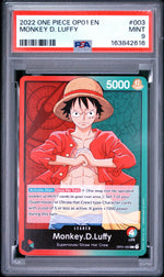 2022 One Piece Romance Dawn Monkey D. Luffy #OP01003 PSA 9
