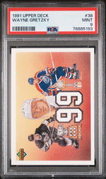 1991 Upper Deck Young Guns Wayne Gretzky #38 PSA 9