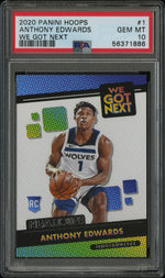 2020 Panini Hoops We Got Next Anthony Edwards #1 PSA 10