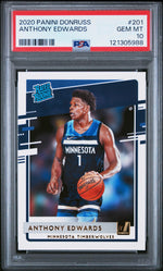2020 Donruss Rated Rookie Anthony Edwards #201 PSA 10