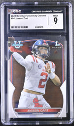 2022 Bowman #94 Jaxson Dart CGC 9