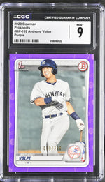 2020 Bowman #BP-139 Anthony Volpe Prospects /250 CGC 9