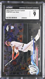 2018 Topps Chrome #HMT98 Juan Soto Update Series CGC 9