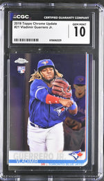2019 Topps Chrome #21 Vladimir Guerrero Jr. Topps Chrome Update CGC 10